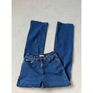 Levi's Women's Y2K Straight Leg Slimming Jeans Size 4 Dark Wash 515 Stretch